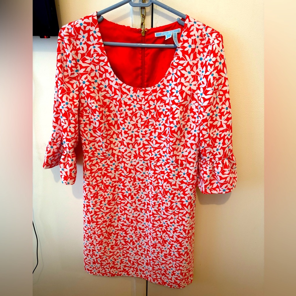 Draper James Red Floral Dress